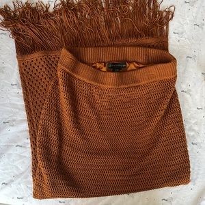 NWOT House of Harlow 1960 Crotchet Set Brown